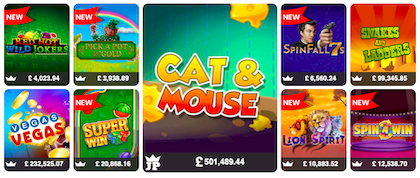 Phone Casino mFortune jackpot slots real money