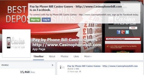 Pay by Phone Bill Casino Games