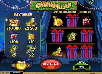 Scratch Cards Online - Cashapillar 1