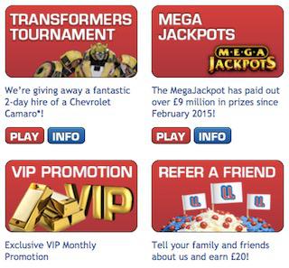  £500 Welcome Slots Bonus